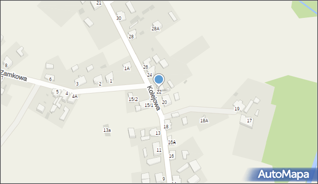 Górki Noteckie, Kolejowa, 22, mapa Górki Noteckie