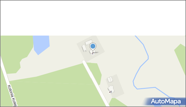 Górki Noteckie, Kolonia Kolejowa, 47, mapa Górki Noteckie