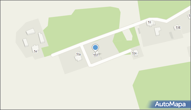 Górki Noteckie, Kolonia Kolejowa, 53J, mapa Górki Noteckie