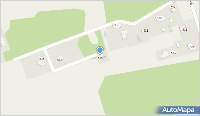 Górki Noteckie, Kolonia Kolejowa, 53K, mapa Górki Noteckie