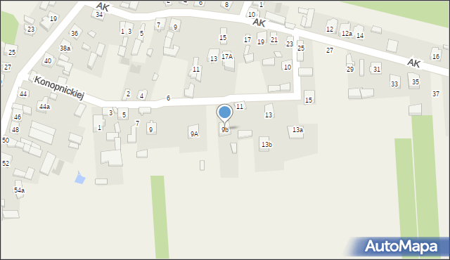 Gorzędów, Konopnickiej Marii, 9b, mapa Gorzędów