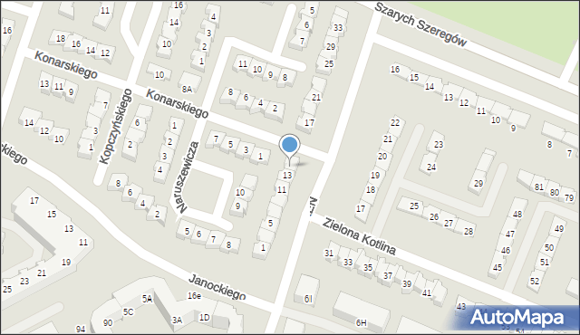 Gorzów Wielkopolski, Komisji Edukacji Narodowej, 15, mapa Gorzów Wielkopolski