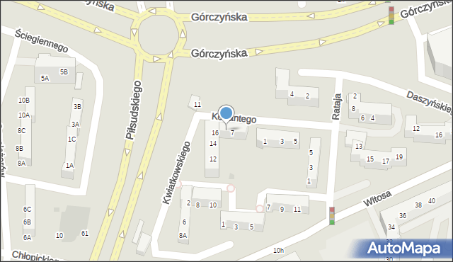 Gorzów Wielkopolski, Korfantego Wojciecha, 9, mapa Gorzów Wielkopolski