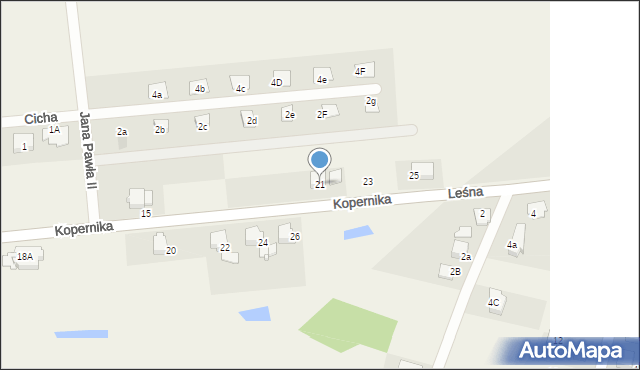 Gorzyce, Kopernika Mikołaja, 21, mapa Gorzyce