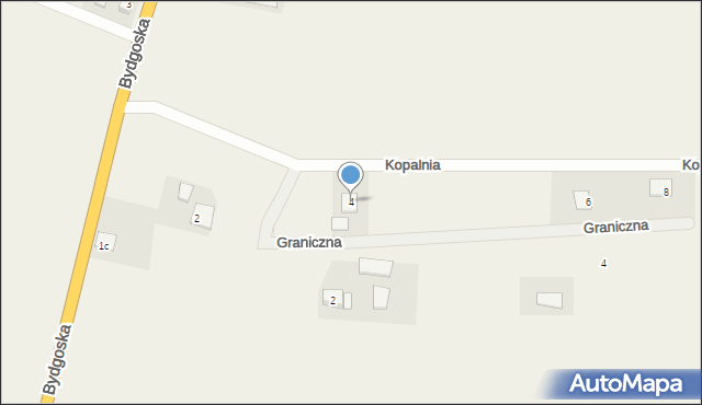 Gościeradz, Kopalnia, 4, mapa Gościeradz