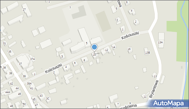 Gościno, Kościuszki Tadeusza, gen., 10, mapa Gościno