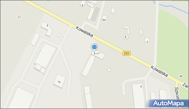 Gostynin, Kowalska, 7, mapa Gostynin