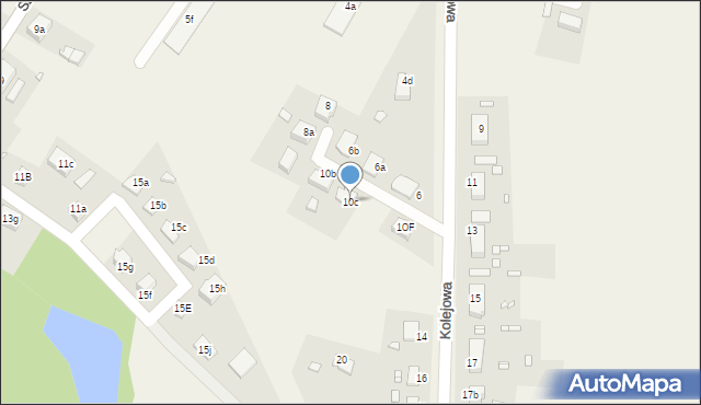 Goświnowice, Kolejowa, 10c, mapa Goświnowice