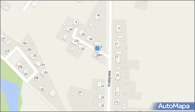 Goświnowice, Kolejowa, 10F, mapa Goświnowice