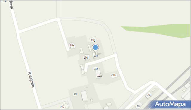 Goświnowice, Kolejowa, 19c, mapa Goświnowice
