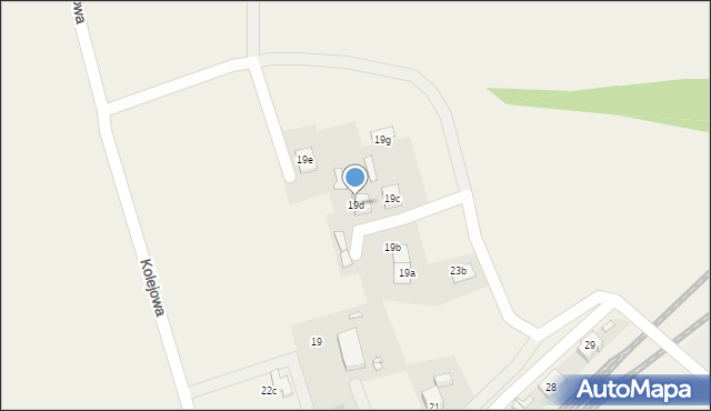 Goświnowice, Kolejowa, 19d, mapa Goświnowice