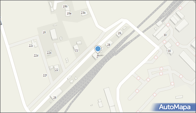 Goświnowice, Kolejowa, 27, mapa Goświnowice