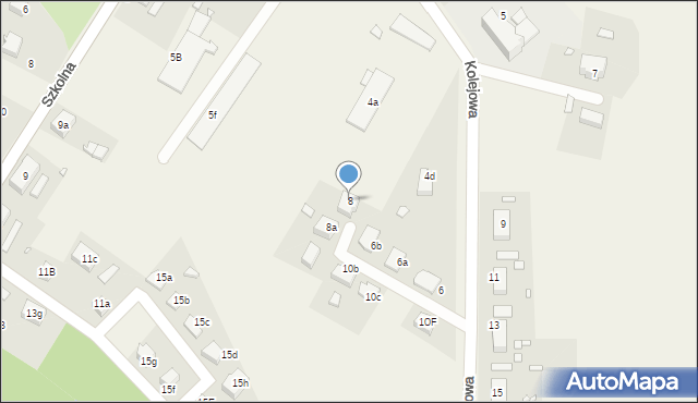 Goświnowice, Kolejowa, 8, mapa Goświnowice