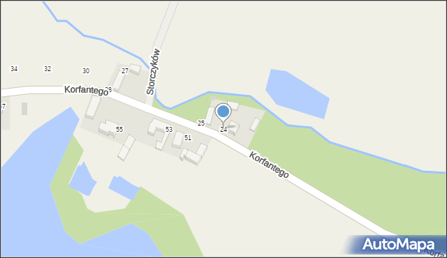 Goszcz, Korfantego Wojciecha, 24, mapa Goszcz