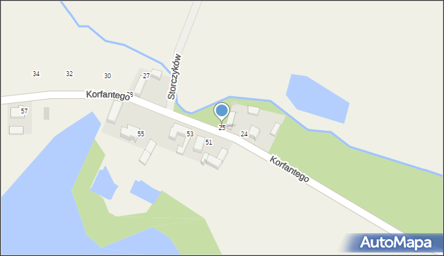 Goszcz, Korfantego Wojciecha, 25, mapa Goszcz