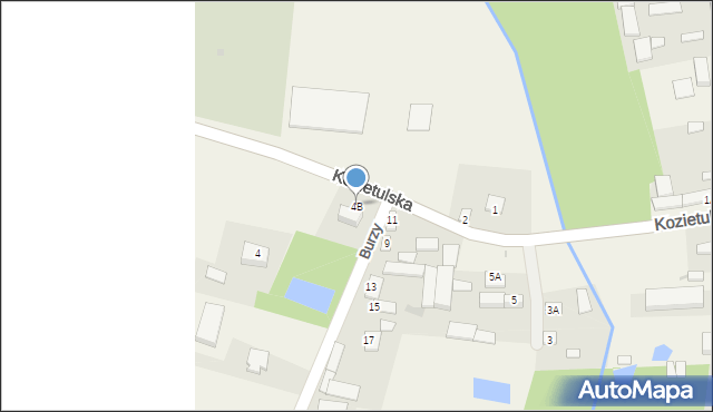 Goszczyn, Kozietulska, 4B, mapa Goszczyn