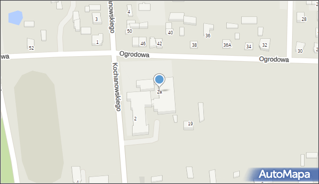 Grabów, Kochanowskiego Jana, 2a, mapa Grabów