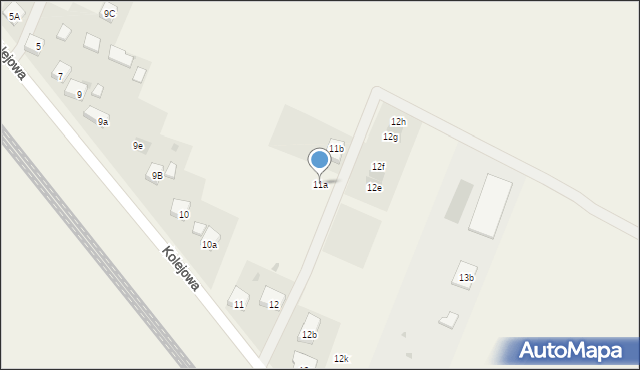 Grębocice, Kolejowa, 11a, mapa Grębocice