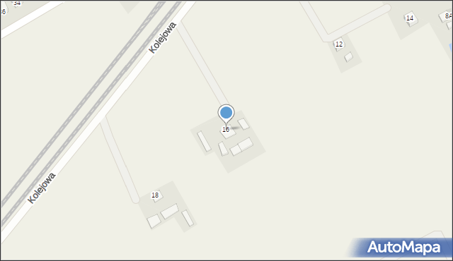 Grębocin, Kolejowa, 16, mapa Grębocin