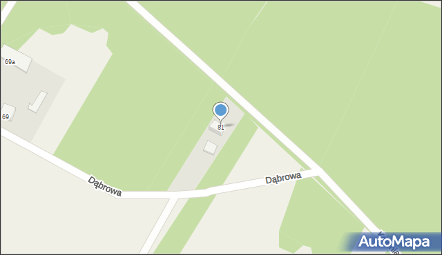 Grochów Włościański, Kolonia, 81, mapa Grochów Włościański