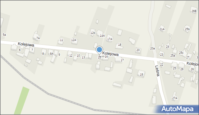 Grodków, Kolejowa, 15, mapa Grodków