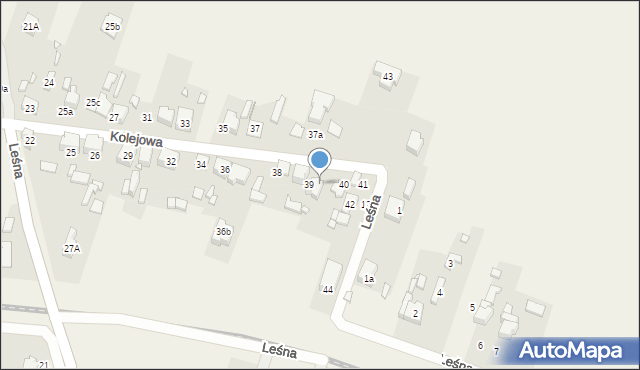 Grodków, Kolejowa, 39a, mapa Grodków