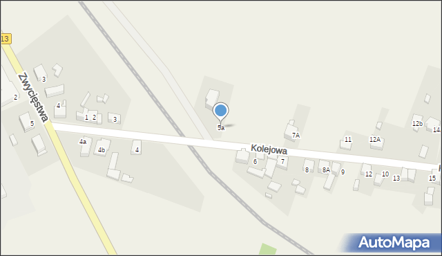 Grodków, Kolejowa, 5a, mapa Grodków