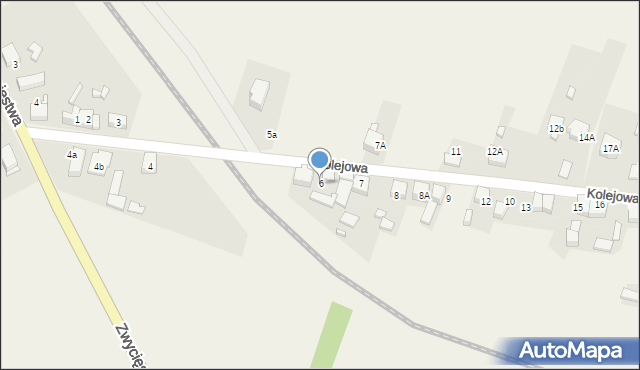 Grodków, Kolejowa, 6, mapa Grodków