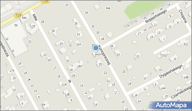 Grodzisk Mazowiecki, Konopnickiej Marii, 27, mapa Grodzisk Mazowiecki