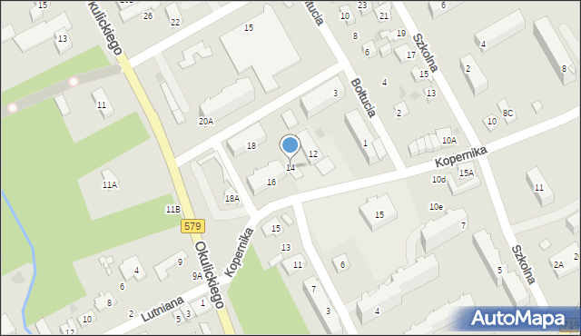 Grodzisk Mazowiecki, Kopernika Mikołaja, 14, mapa Grodzisk Mazowiecki