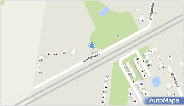 Grodzisk Mazowiecki, Korfantego Wojciecha, 6, mapa Grodzisk Mazowiecki
