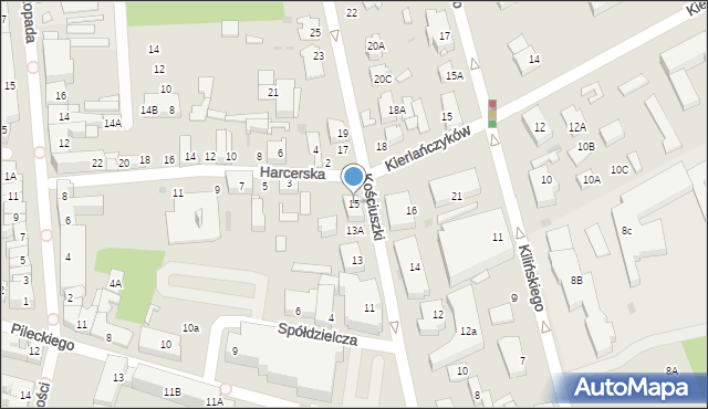 Grodzisk Mazowiecki, Kościuszki Tadeusza, gen., 15, mapa Grodzisk Mazowiecki