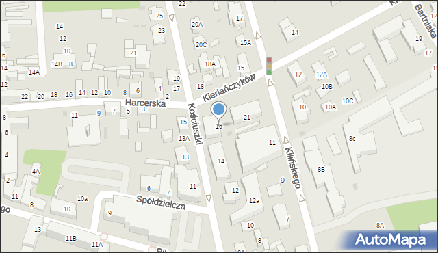 Grodzisk Mazowiecki, Kościuszki Tadeusza, gen., 16, mapa Grodzisk Mazowiecki