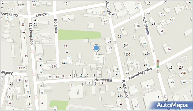 Grodzisk Mazowiecki, Kościuszki Tadeusza, gen., 23A, mapa Grodzisk Mazowiecki