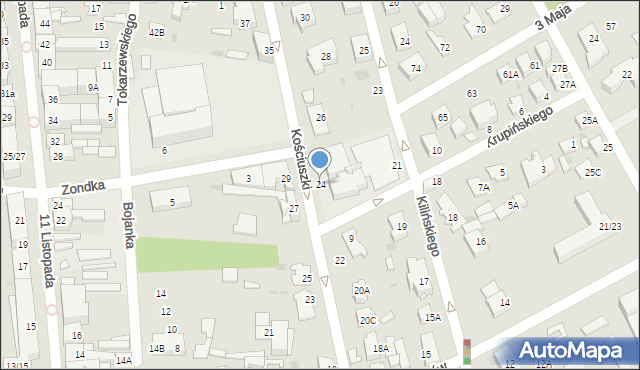 Grodzisk Mazowiecki, Kościuszki Tadeusza, gen., 24, mapa Grodzisk Mazowiecki