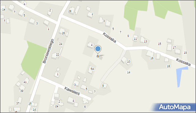 Gromiec, Kossaka Juliusza, 6b, mapa Gromiec