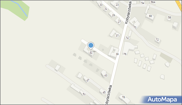 Groń, Kobylarzówka, 41, mapa Groń