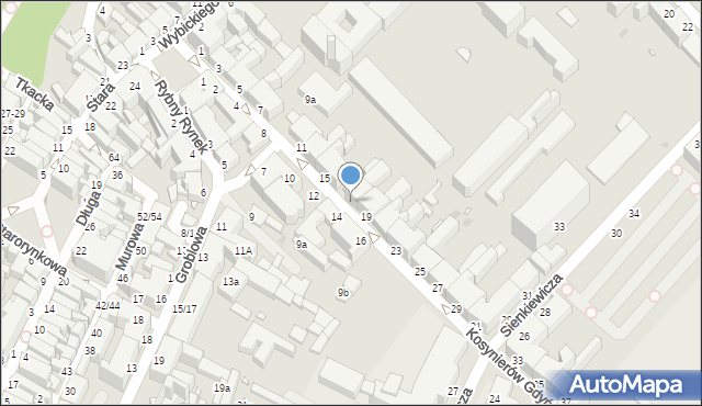 Grudziądz, Kosynierów Gdyńskich, 17, mapa Grudziądza