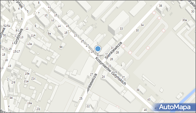 Grudziądz, Kosynierów Gdyńskich, 31, mapa Grudziądza