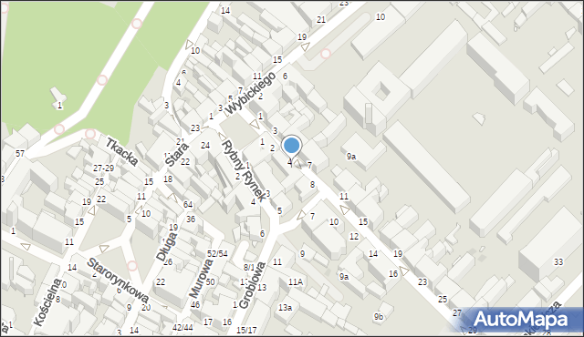 Grudziądz, Kosynierów Gdyńskich, 4-6, mapa Grudziądza