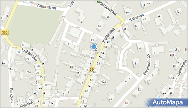 Gryfów Śląski, Kolejowa, 11, mapa Gryfów Śląski