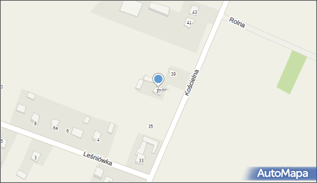 Grzymałków, Kościelna, 37, mapa Grzymałków