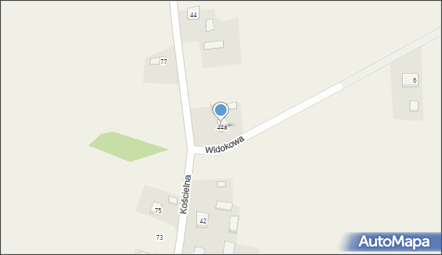 Grzymałków, Kościelna, 44a, mapa Grzymałków