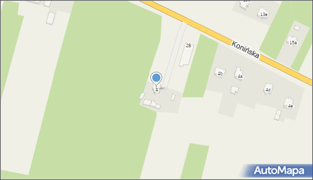 Grzymiszew, Konińska, 4, mapa Grzymiszew