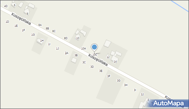 Hadra, Koszęcińska, 10C, mapa Hadra