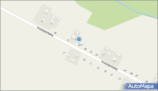 Hadra, Koszęcińska, 4A, mapa Hadra