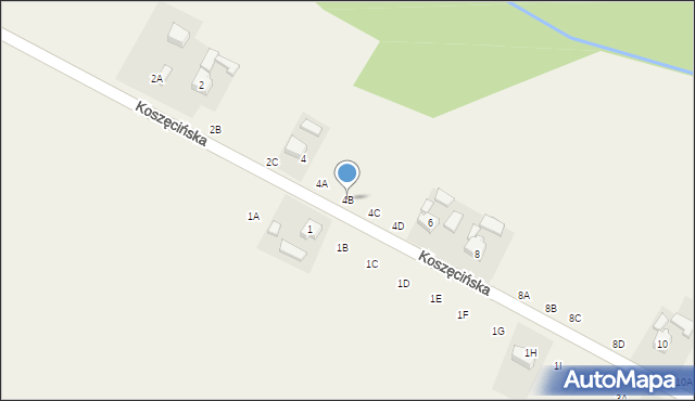 Hadra, Koszęcińska, 4B, mapa Hadra