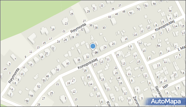 Herby, Konopnickiej Marii, 30, mapa Herby