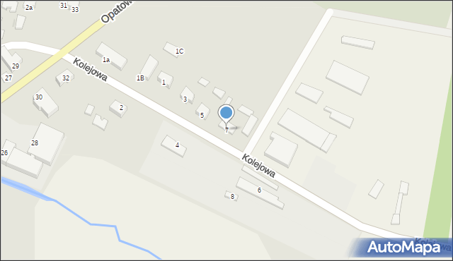 Iwaniska, Kolejowa, 7, mapa Iwaniska