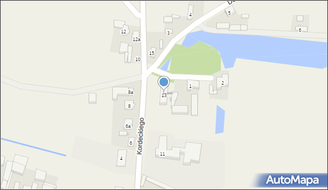 Iwanowice, Kordeckiego Augustyna, ks., 13, mapa Iwanowice